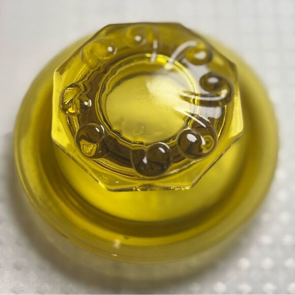 Federal Glass Country Kitchen Show Off Jar Sun Gold 1979 - Picture 4 of 8